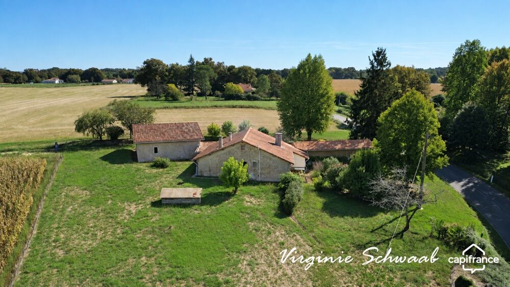 Vente Maison MIMBASTE (40), FERME LANDAISE DE PLAIN-PIED - 4 CHAMBRES - DÉPENDANCES - TERRAIN 4 500 M² Mimbaste