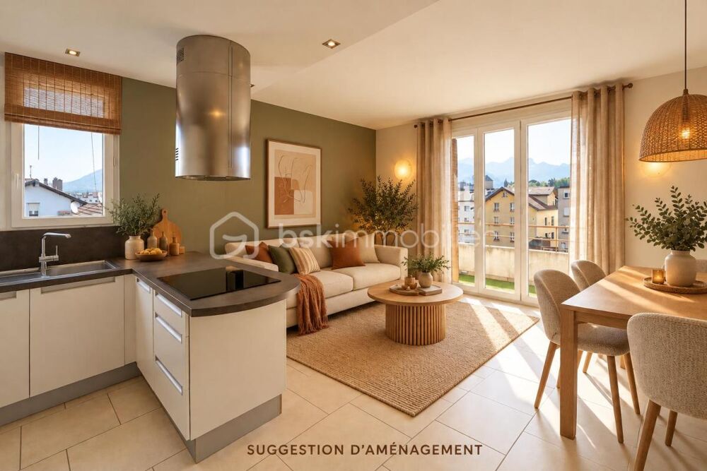 Vente Appartement T2 lumineux en hyper-centre avec vue montagnes et balcon Annecy