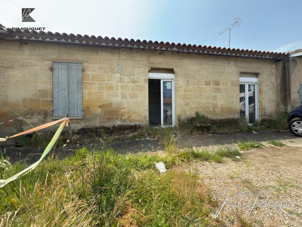 Plateau brut avec potentiel + possibilité dagrandissement  Castillon-la-Bataille centre