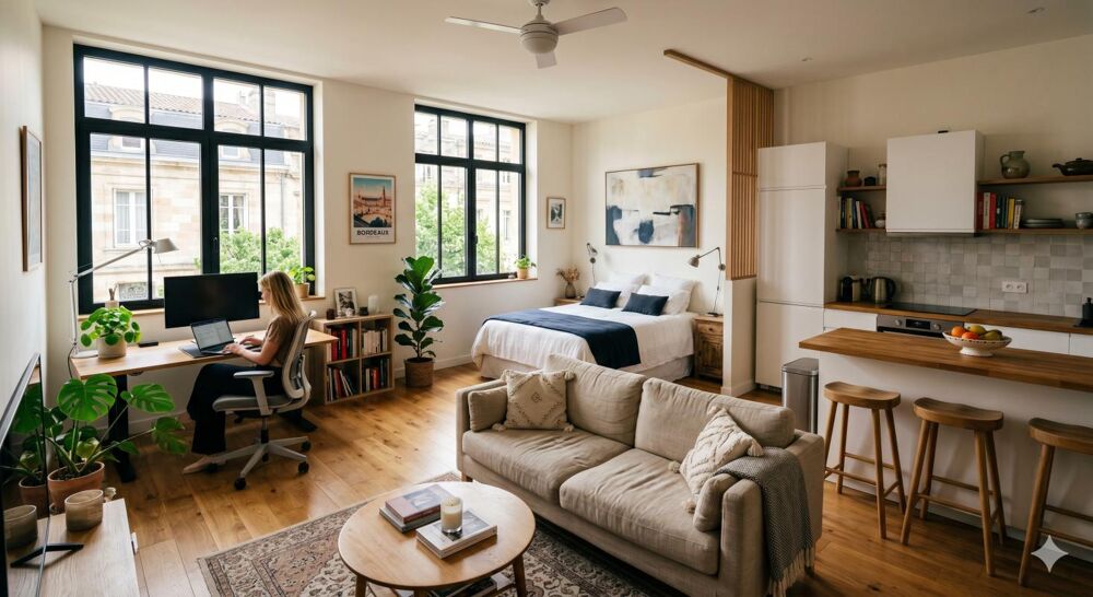Vente Appartement **BEAU STUDIO - RARE SUR LE SECTEUR À LA VENTE - BALCON - BUANDERIE - PROXIMITÉ COMMERCES & TRANSPORTS Lyon 3