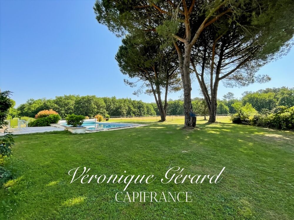 Vente Maison Belle Girondine avec Gîte et boxes pour chevaux à SAINT CHRISTOPHE DE DOUBLE sur 12000M² de terrain Saint christophe de double