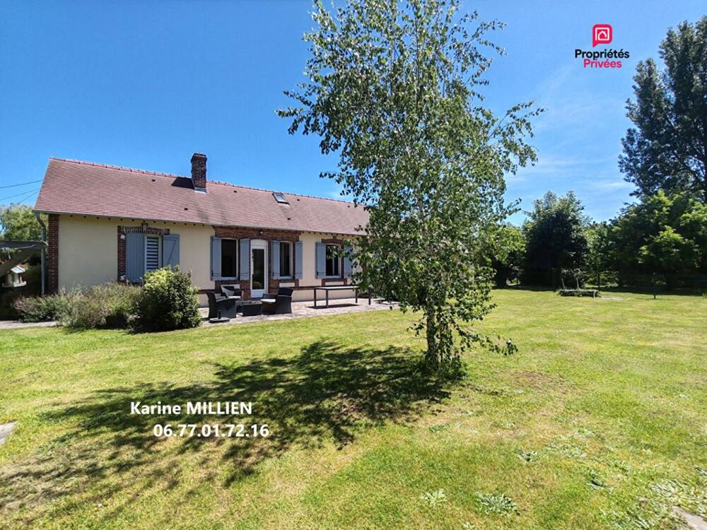 MUZY 27650 Maison individuelle de type longère - 1 étage - 4 chambres - Terrain - 279000 HAI
