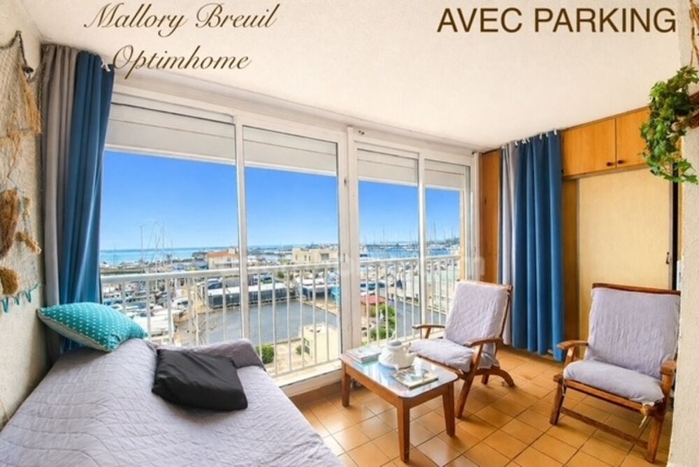 Studio cabine 32m2 avec parking vieux port LE CAP D'AGDE (34)