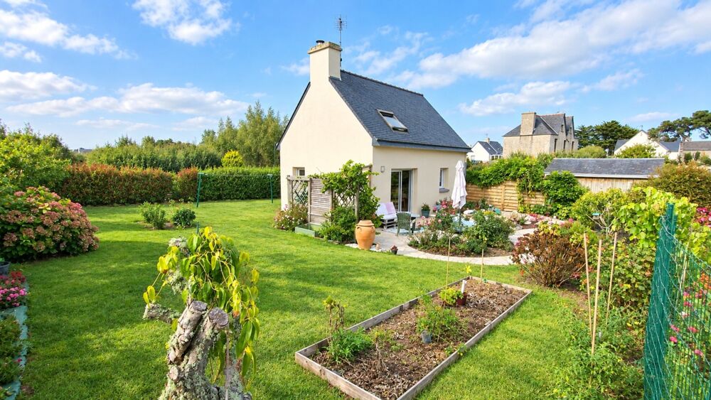 Maison à vendre 3 pièces GUILVINEC (29) en excellent état, au calme, beau jardin avec extension possible