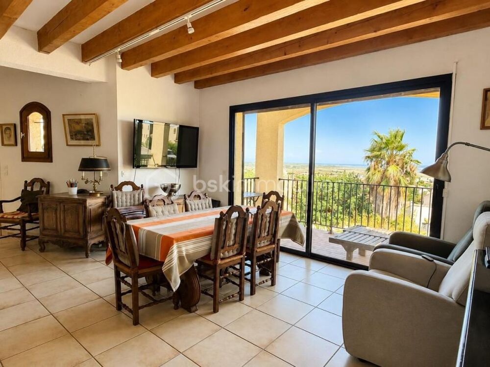VILLA AVEC VUE IMPRENABLE SUR LA MER ET LES ÉTANGS  FRONTIGNAN