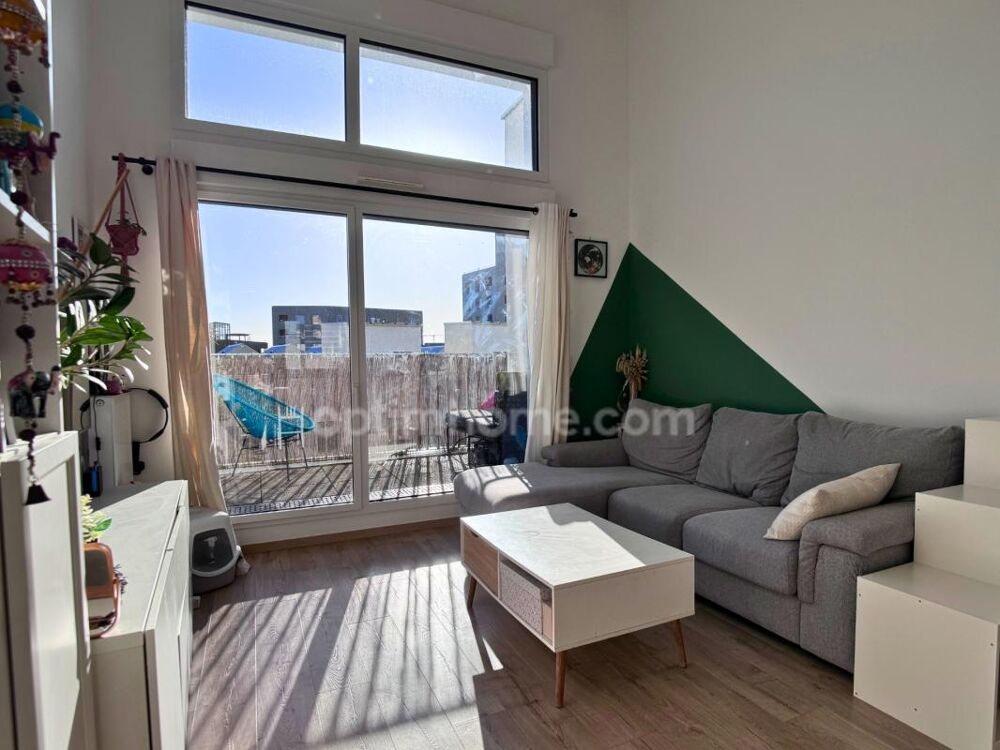 Vente Appartement T3 récent 62 m² avec terrasse S-O, dernier étage, Parc Baud-Chardonnet – Sans travaux Rennes