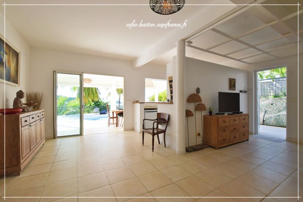 Vente Villa Les Trois-Îlets – Villa prestige T5 de 146 m² habitables (219 m² au total) avec piscine, solarium et vue mer imprenable- A Vendr Les trois ilets