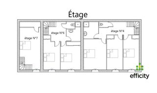  Immeuble  vendre 15 + pices 345 m