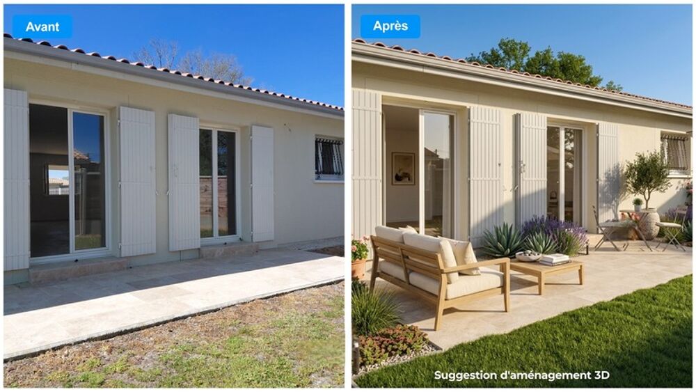 Plain-pied rénové, quartier ultra-calme et luminosité exceptionnelle  une rareté à Saint-Selve