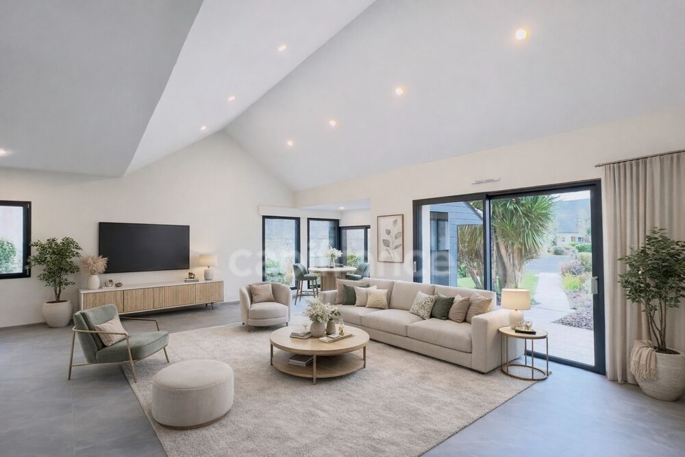 Vente Maison GOURIN (56) – Maison à vendre : 5 pièces, 122 m² habitables, garage, atelier, terrain de 815 m² Gourin