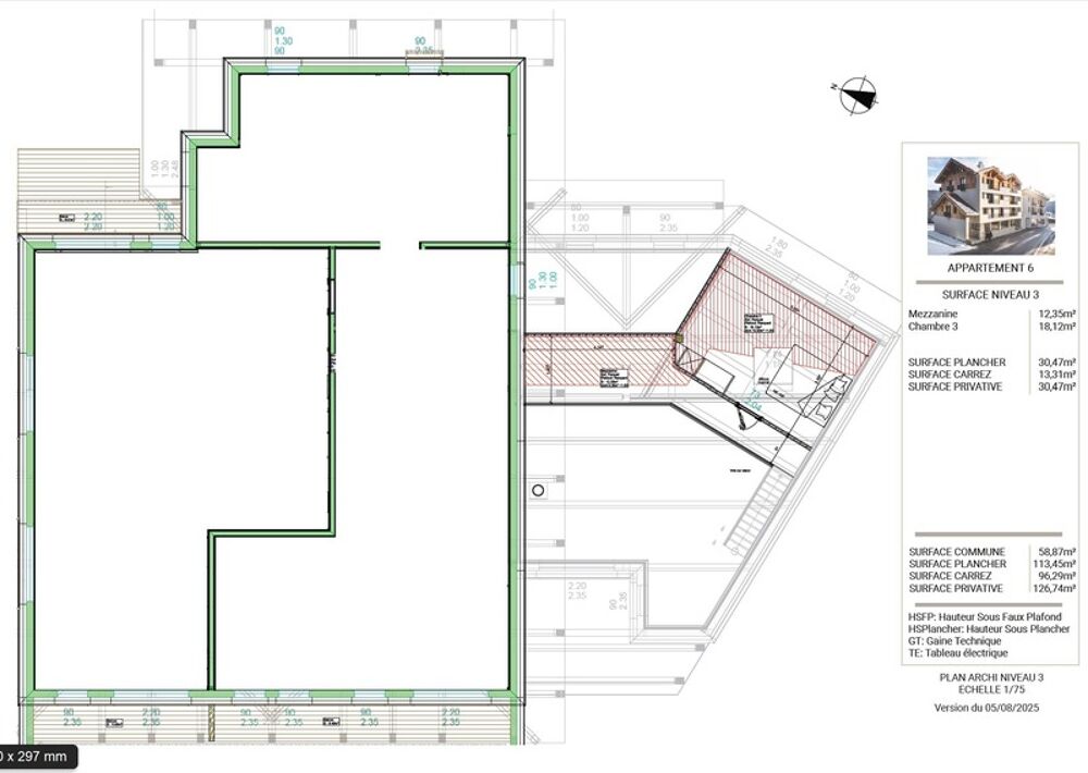 Vente Appartement ''LES BUREAUX ET LOGEMENTS DE FERDINAND'' BRIANCON  CENTRE VILLE APPARTEMENT DUPLEX T4 Briancon