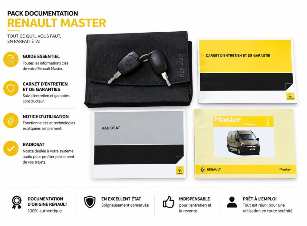 Master 1&deg; Main / 2.5L Dci 100cv Pack Confort Plateau Bach&eacute; idem : B 2009 occasion 60430 Abbecourt