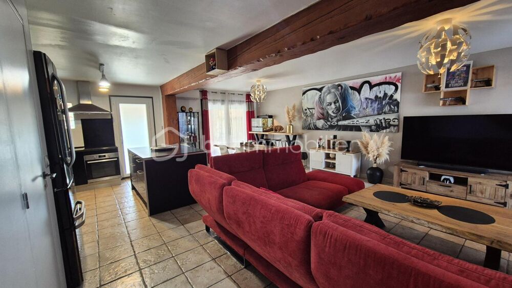 A VENDRE MAISON DEUX FACES TRAVERSANTE RENOVEE DE 93M² SUR TERRAIN DE 162M² A CABESTANY - TROIS CHAMBRES - GARAGE - CLIMATISATIO