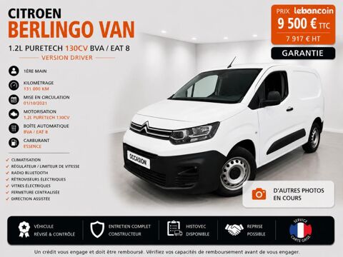 Berlingo 1&deg; Main / 1.2L PURETECH 130cv BVA EAT8 Version DRIVER/Clim/L 2022 occasion 60430 Abbecourt