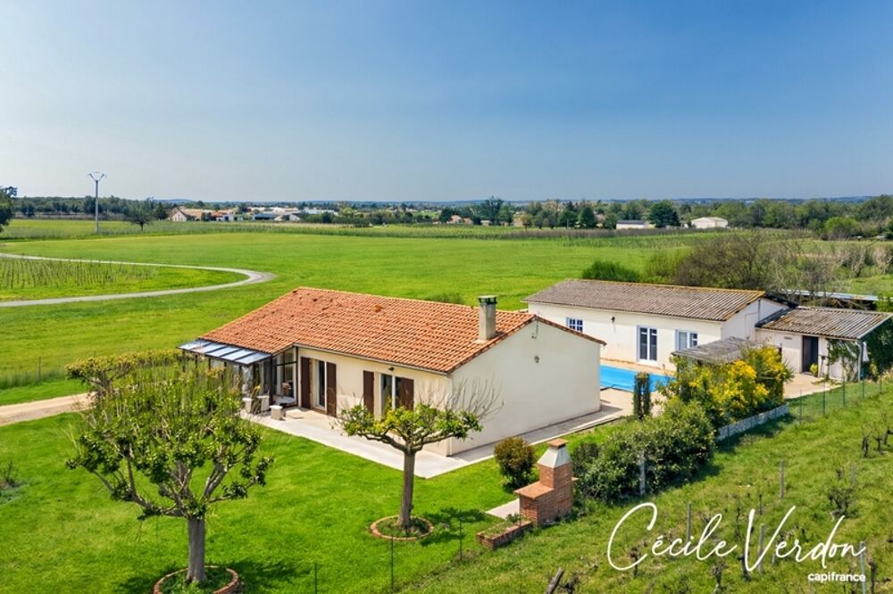 Maison 7 pièces avec piscine et dépendance à vendre à LAMONZIE SAINT MARTIN (24)