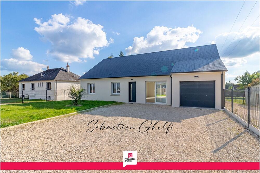 Vente Maison Soings en Sologne maison de plain-pied avec 3 chambres cellier et garage Le controis en sologne