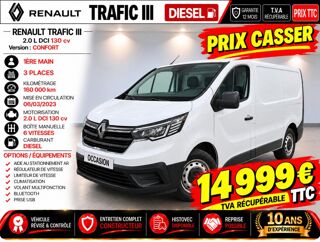 Trafic 1&deg; Main / 2L Dci 130cv Version CONFORT L1H1 CLIM/REGUL/T&eacute;L/R 2023 occasion 60430 Abbecourt