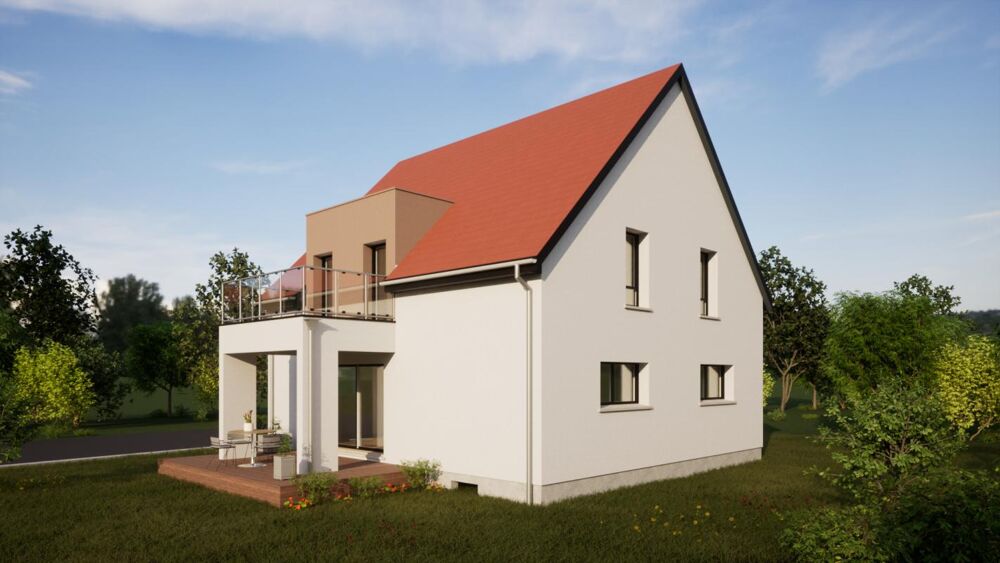 Vente Maison Terrain constructible + maison de 120 m  Hochstatt Hochstatt