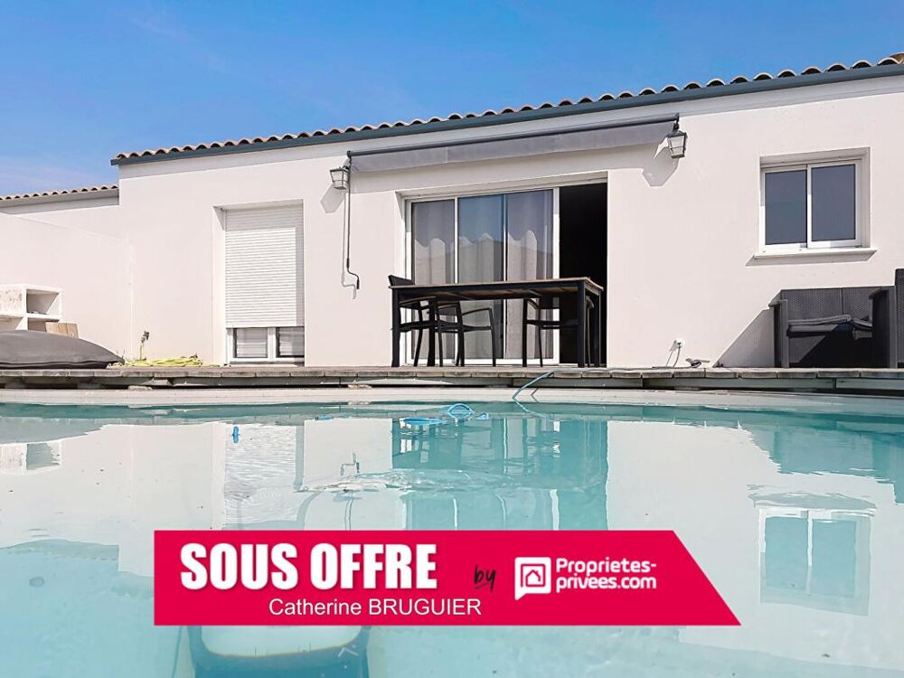 Maison de plain-pied - 2019 - 83 m² - 3 chambres - Jardin, piscine et garage