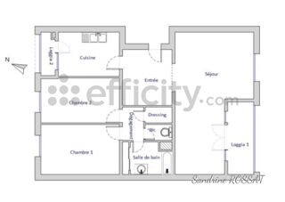  Appartement � vendre 4 pi�ces 84 m�