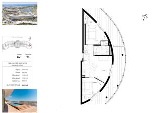 Vente Appartement CAP D'AGDE NATURISTE. Rareté : T3 de 66 m² (Terrasse + Parking) Le cap d agde