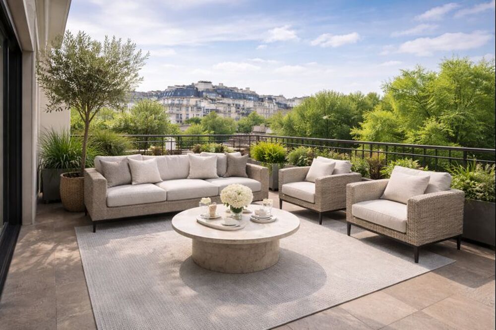 RARE 3 PIÈCES en ÉTAGE ÉLEVÉ avec GRANDE TERRASSE  à 5 min du métro