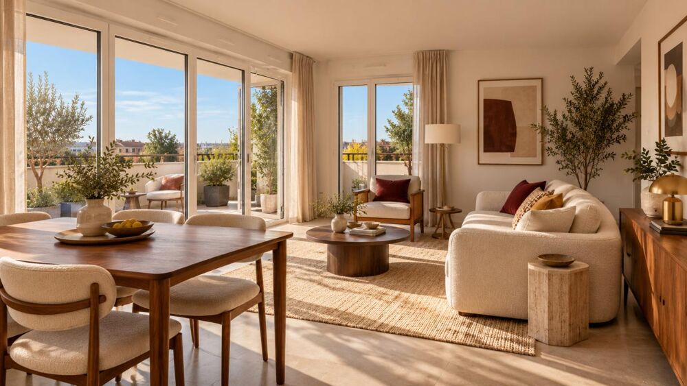 Vente Appartement ** LORMONT –  T3 DE 62 M² AVEC BALCON DE 33 M² + PARKING ** Lormont