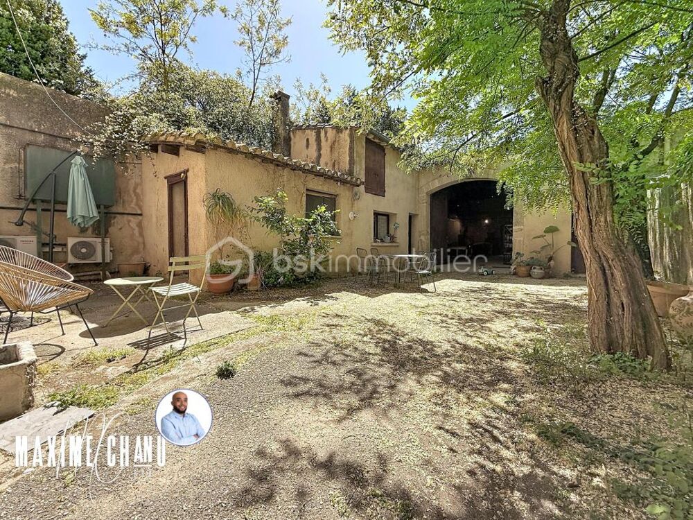 Vente Maison Maison vigneronne de caractère avec exterieur et grange – Cœur de village à Cournonterral Cournonterral