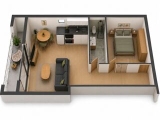  Appartement à vendre 2 pièces 31 m²