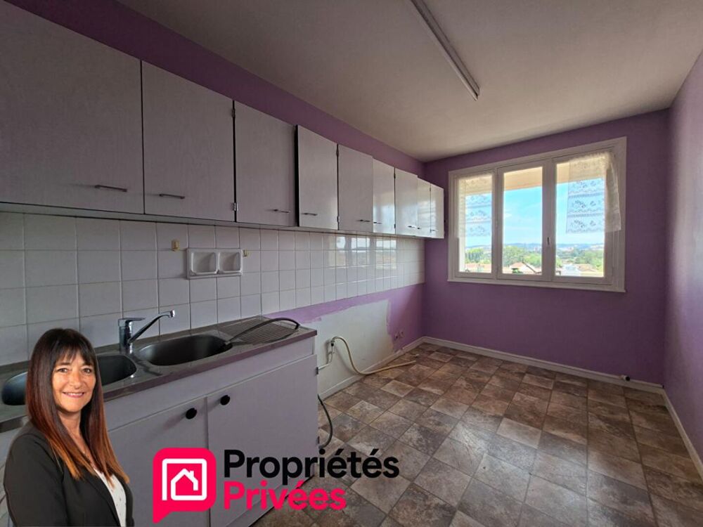 Roanne centre T5 avec balcon, vue dégagée et garage