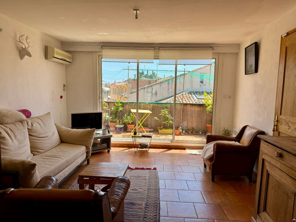 T2 Duplex dernier étage 57m² + terrasses  Vues toits & Thermes  Aix Centre