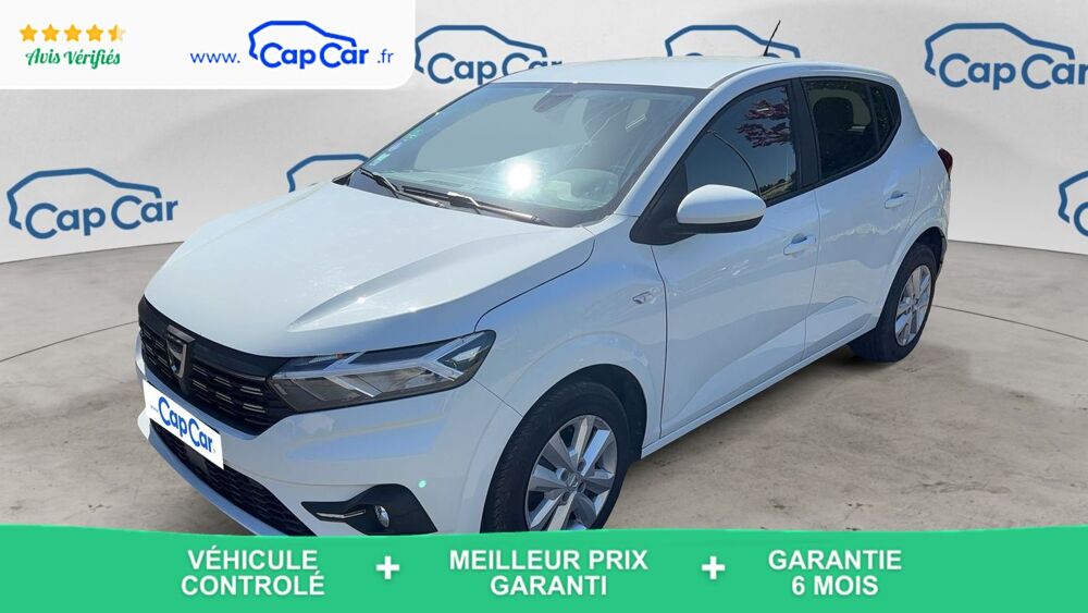 Sandero 1.0 ECO-G 100 Expression - Premi&egrave;re main 2022 occasion 06300 Nice