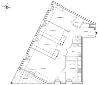  Appartement à vendre 4 pièces 81 m²