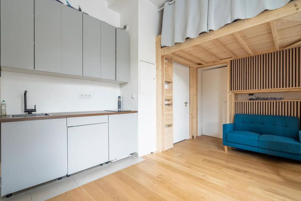 Paris 20e  Studio meublé 19 m² avec mezzanine  DPE C