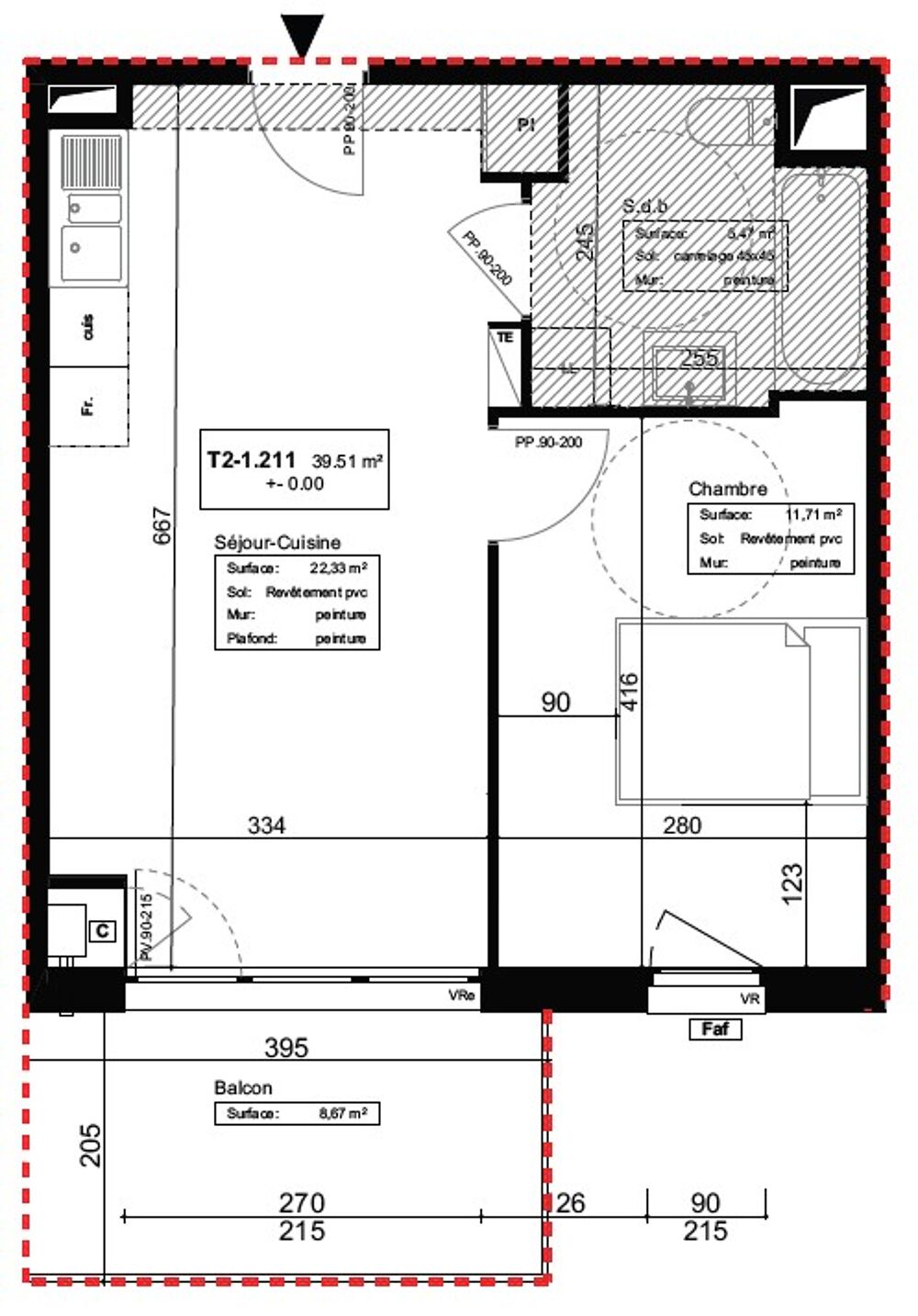 Location Appartement T2 neuf avec balcon et parking à Mainvilliers Mainvilliers