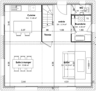  Maison à vendre 5 pièces 110 m²