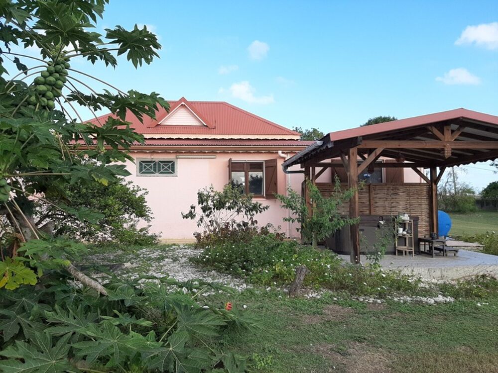 Vente Maison Dpt Guadeloupe (971), à vendre SAINT FRANCOIS maison P5 de 134,03 m² - Terrain de 8 528,00 m² - Plain pied Saint francois