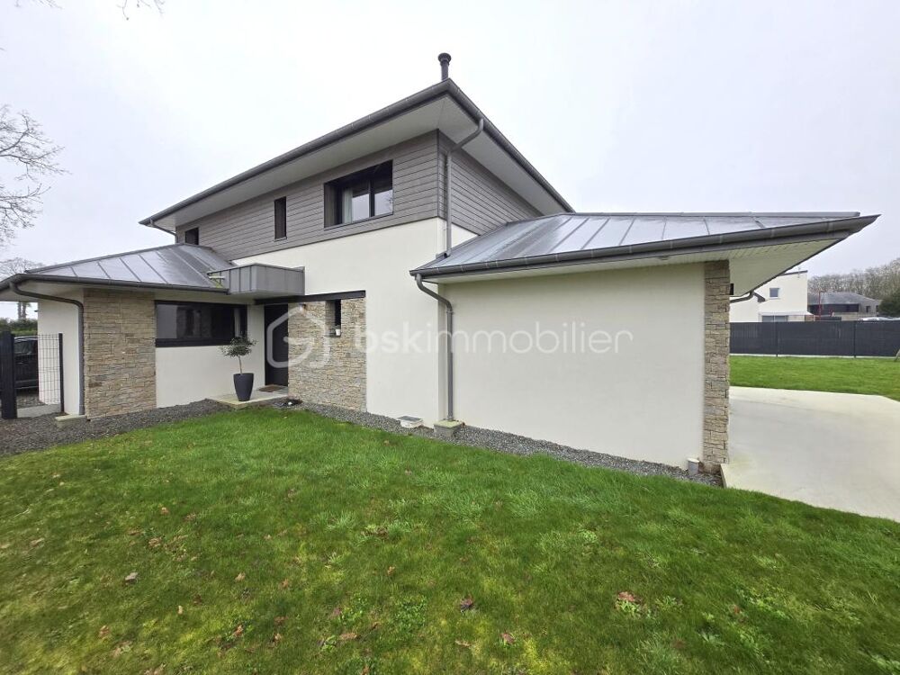 Vente Maison Maison contemporaine 2021 – Belles prestations, vie de plain-pied et cadre calme – 152 m² Saint pierre de plesguen