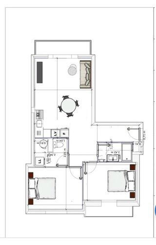  Appartement à louer 3 pièces 60 m²