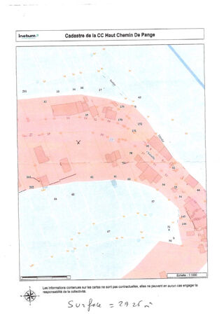  Terrain � vendre 2925 m�