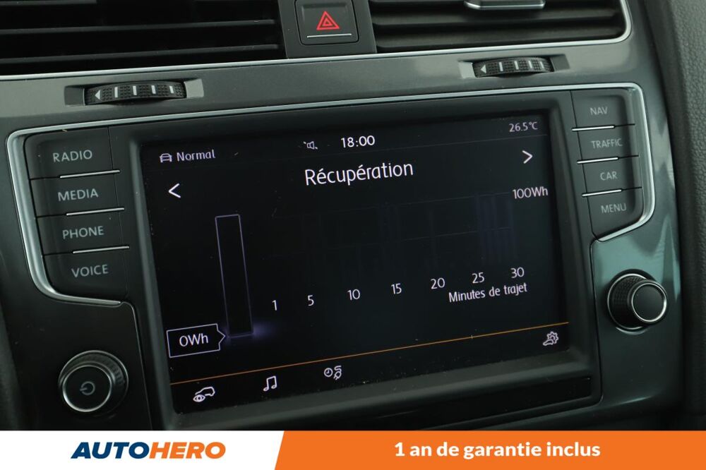 Golf VII e- Electrique 24.2 kWh 5P 115 ch 2015 occasion 92130 Issy-les-Moulineaux