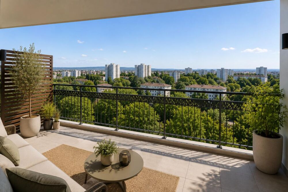 Vente Appartement T3 VAULX EN VELIN 60m²  - TERRASSE -  SÉJOUR/CUISINE OUVERTE Vaulx en velin