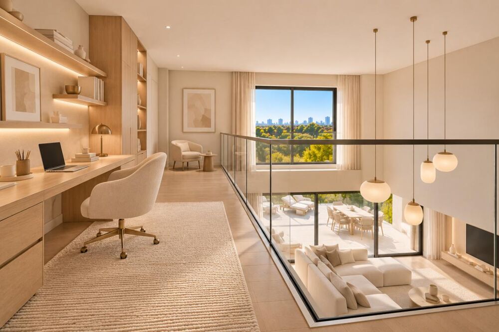 Vente Appartement DUPLEX DE 4 PIÈCES AVEC SÉJOUR CATHÉDRALE EN DOUBLE HAUTEUR ET TERRASSE, EN BORD DE SEINE Suresnes