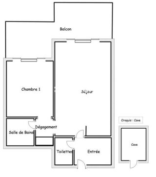  Appartement � vendre 2 pi�ces 39 m�