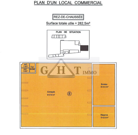 ENTREPOT BUREAUX 280 M² A LOUER A CHENEVIERES SUR MARNE 3847 94430 Chennevieres sur marne