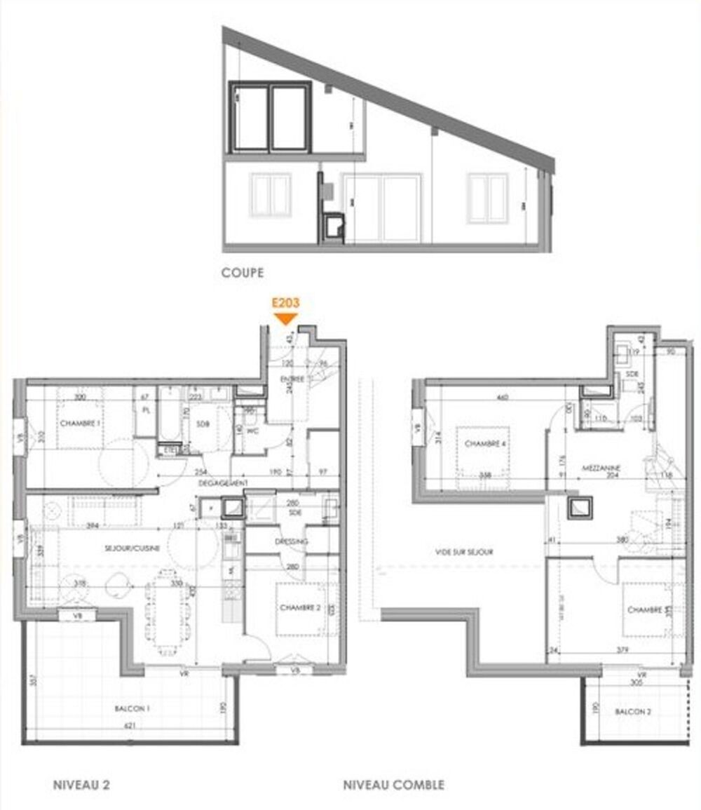 Vente Appartement Haute Savoie (74), à vendre SAMOENS - Domaine skiable Grand Massif - Appartement neuf T5 Samoens