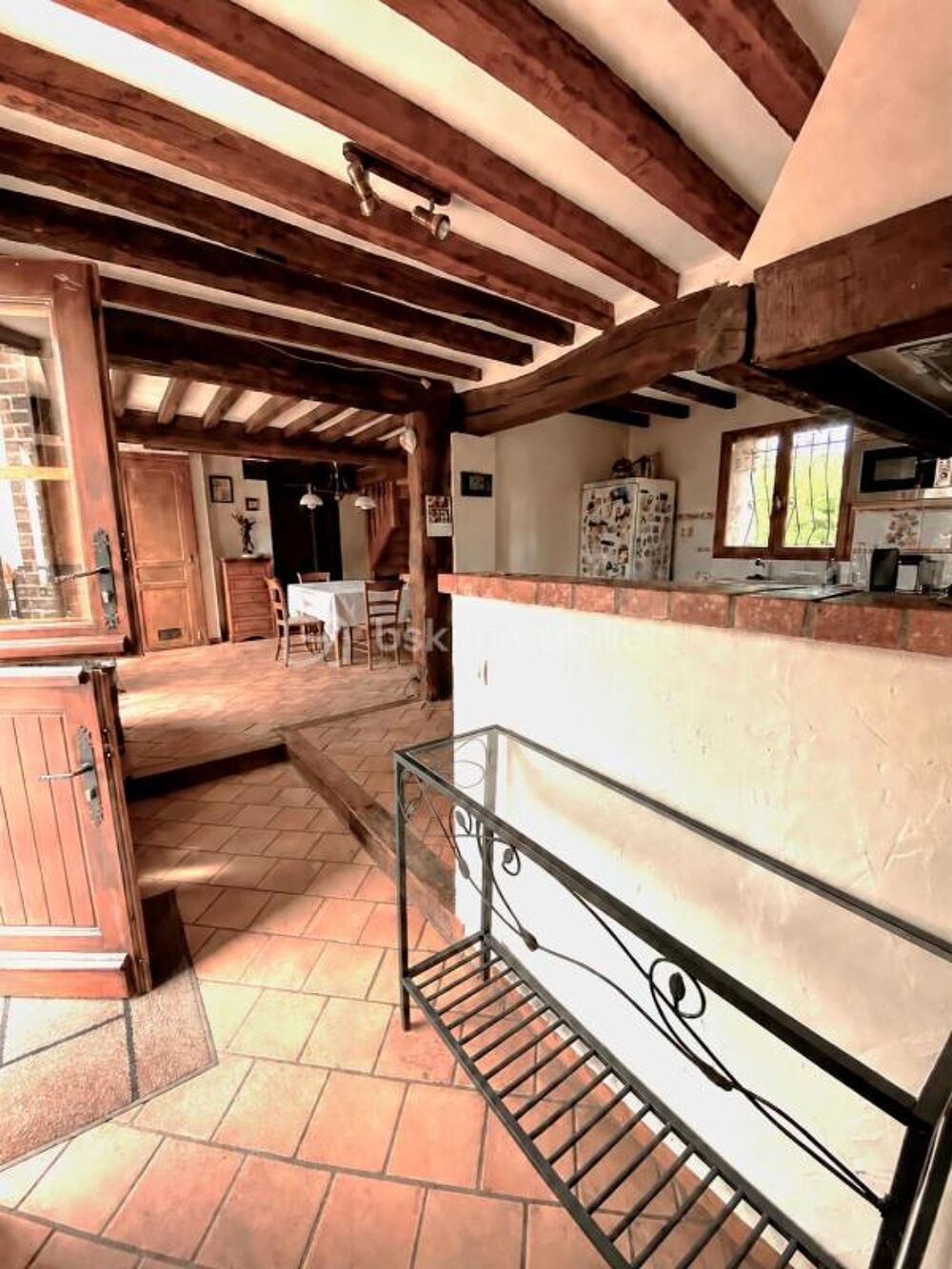 Vente Maison LONGÈRE DE CHARME – 160 M² – SUPERBE SALON CATHÉDRALE – À 15 MIN DE HOUDAN Faverolles