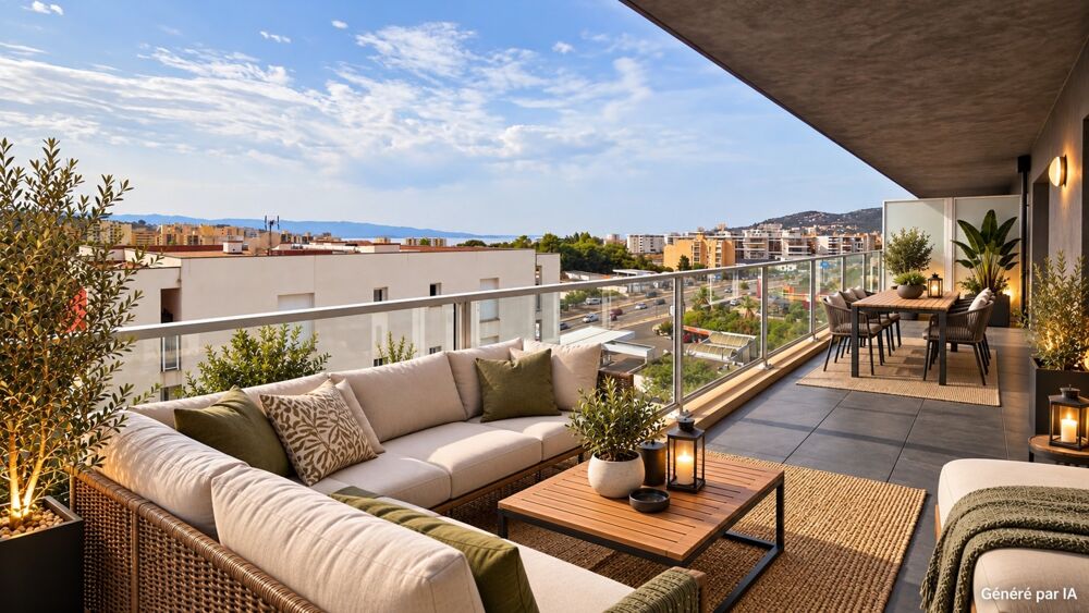 Vente Appartement AJACCIO ROCADE – T3 DERNIER ÉTAGE – TERRASSE DE 21 M² – 3 STATIONNEMENTS Ajaccio