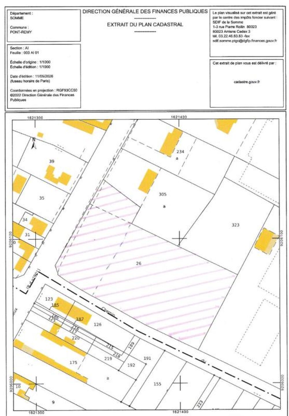 Vente Terrain Terrain constructible Pont remy