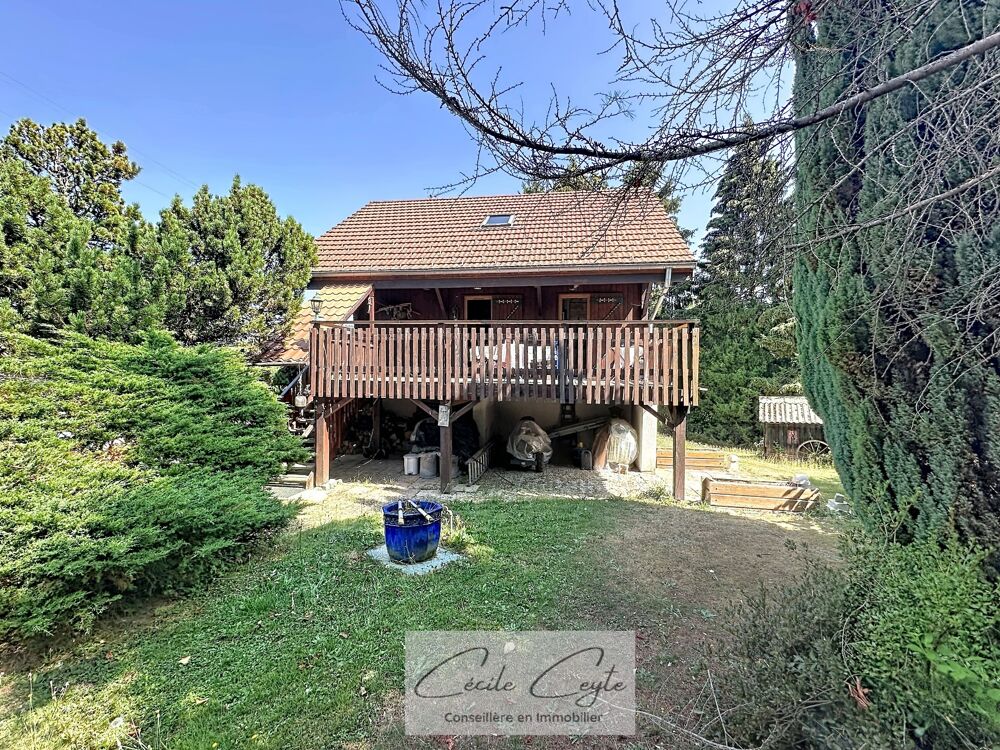 SAINT MARTIN D'URIAGE, chalet familial à 740 m daltitude  charme, cheminée et grand terrain